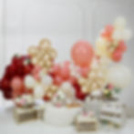 Thumbnail: 132 PCS Rose and Gold balloon garland arch kit