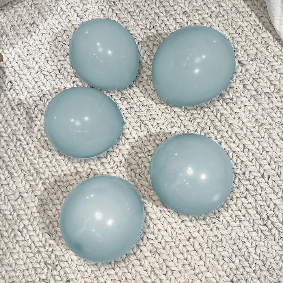 Thumbnail: Matte Double Stuffed Dusty Blue Balloons | Choose Your Own Boho Balloons!