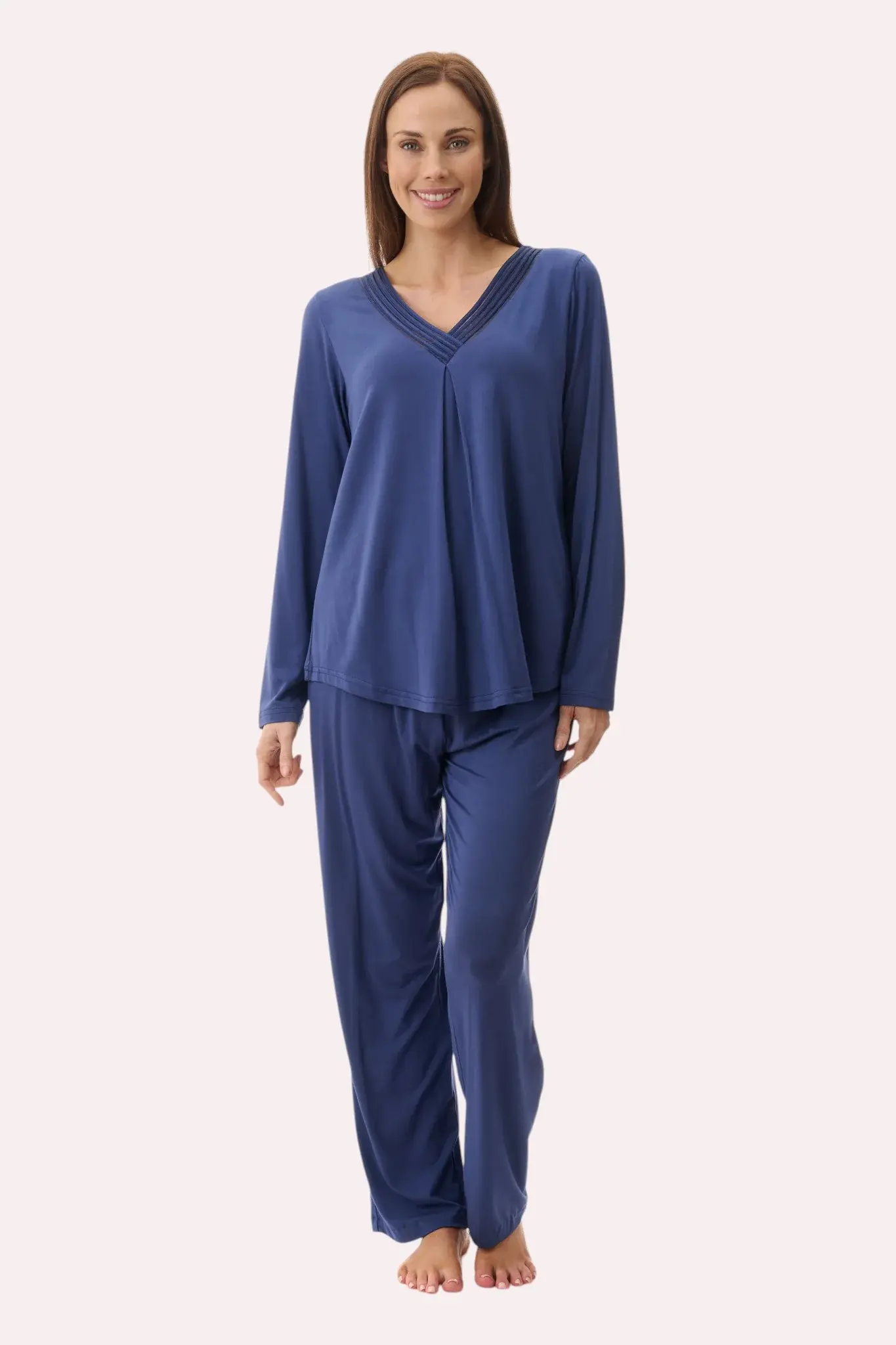 Givoni Satin Detail PJ Set