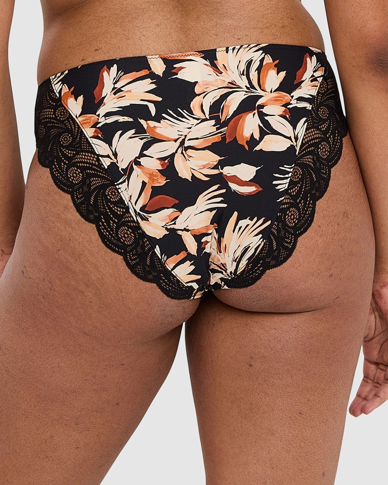 Thumbnail: Sans Complexe Ariane Bikini (Leaf/Black)