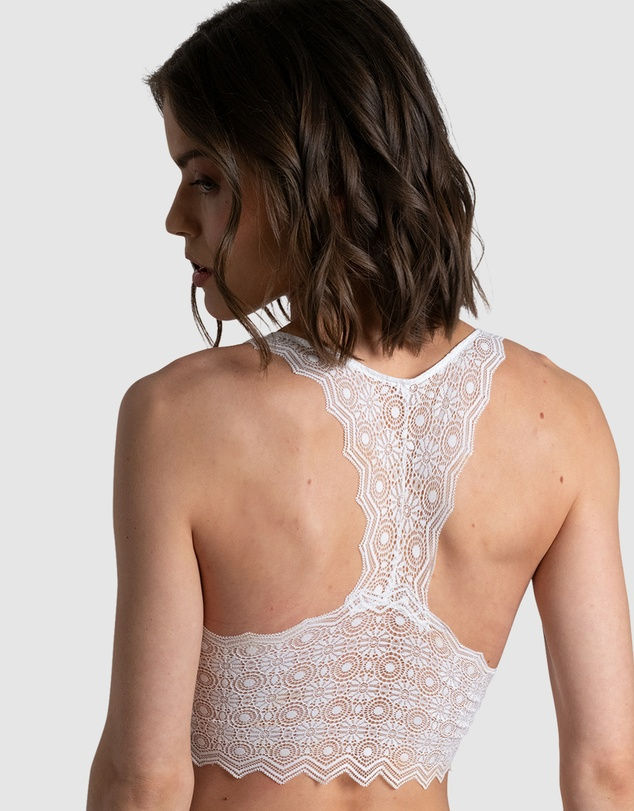 Thumbnail: Passionata Georgia Padded Bralette (White)