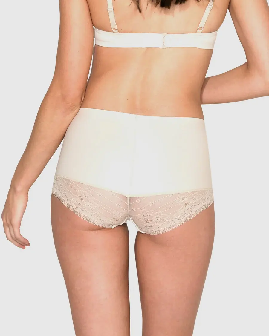 Thumbnail: Hush Hush HH014 Essensual Brief (Black & Nude)