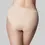 Thumbnail: The Knicker Cotton Hi Cut Brief (Nude)