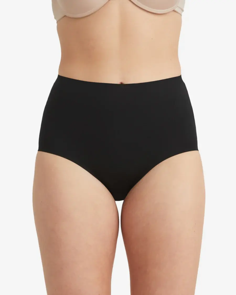 Hush Hush HH067LC Smooth Brief (Black & Blush)