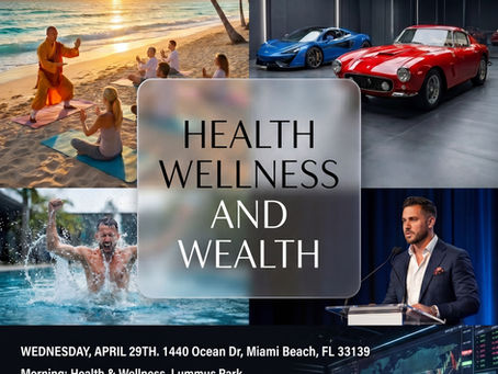 April 29th Health, Wellness and Wealth
