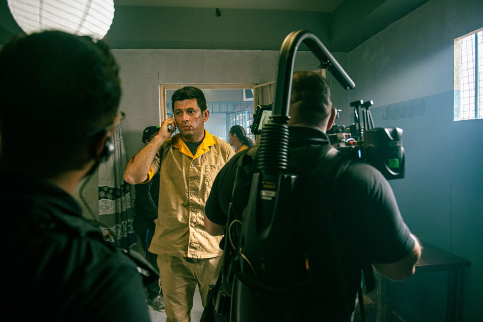 Santiago Alarcón en una prision