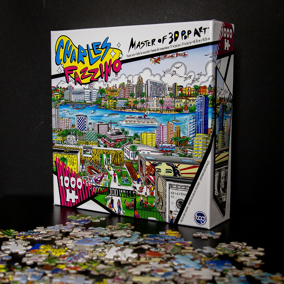 新品未開封 プレミア CHARLES FAZZINO 2000ピースパズル 新品未開封