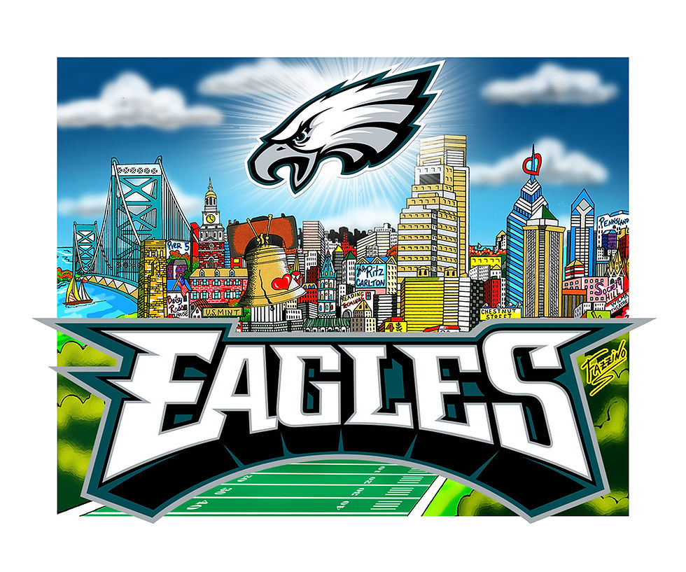 Thumbnail: Philadelphia Eagles 3-D Mini Print