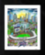 2025 MLB All-Star Game Mini Print: Atlanta | Charles Fazzino