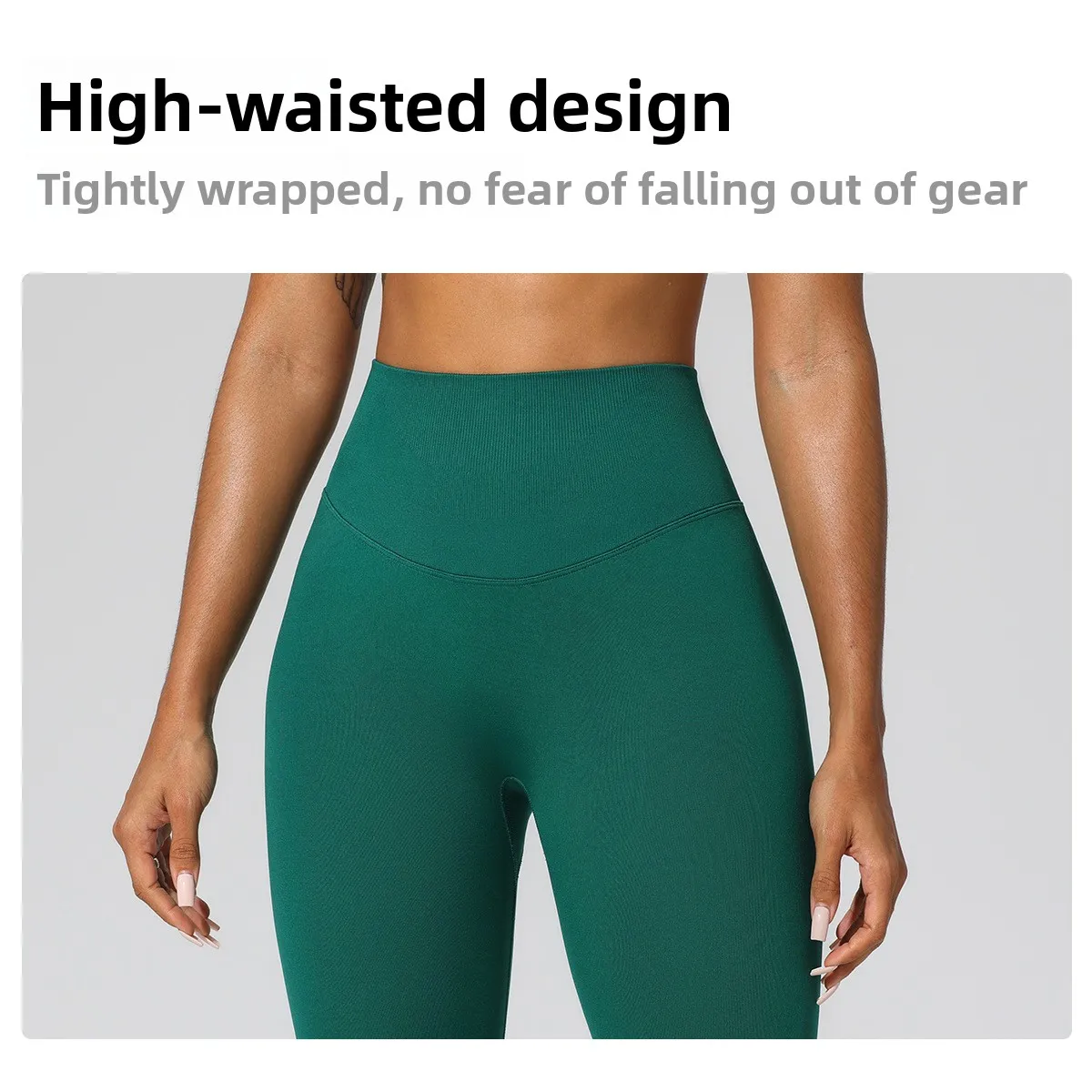 Womens High-Waist Yoga Fitness Pants - 1