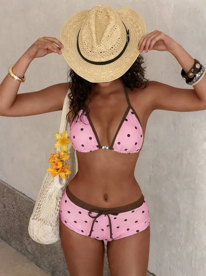 Womens Two Piece Swimsuit Bikini - 1