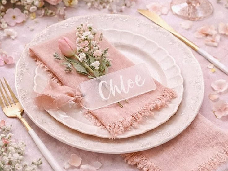 unique wedding place cards