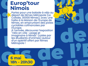 Mardi 6 mai - 18h - 20h30 - Europ'tour Nîmois 