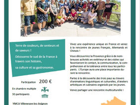 Rencontre multiculturelle pour jeunes français, allemands et chinois : devenez un citoyen du monde !