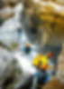 Groupe pratiquant du Canyoning