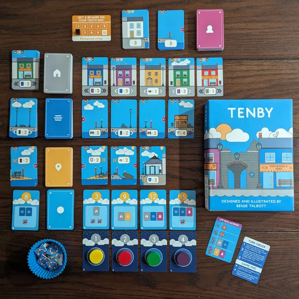 set up for four players