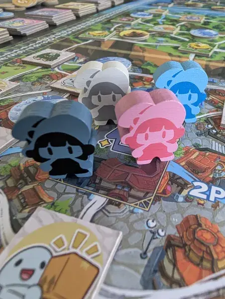 Delivery witches meeples
