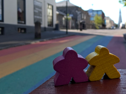 KaCo Plays meeples explore rainbow road