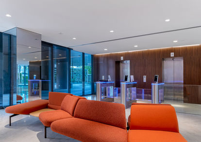 Recepção ART 1 Office | Solange Cálio Arquitetos