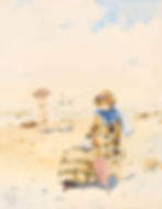 Romantic beachscene by Paul Rossert