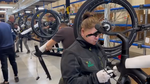 Electric bicycle for The Lithuanian Waste Culture Exam assembled at the LitBike factory!