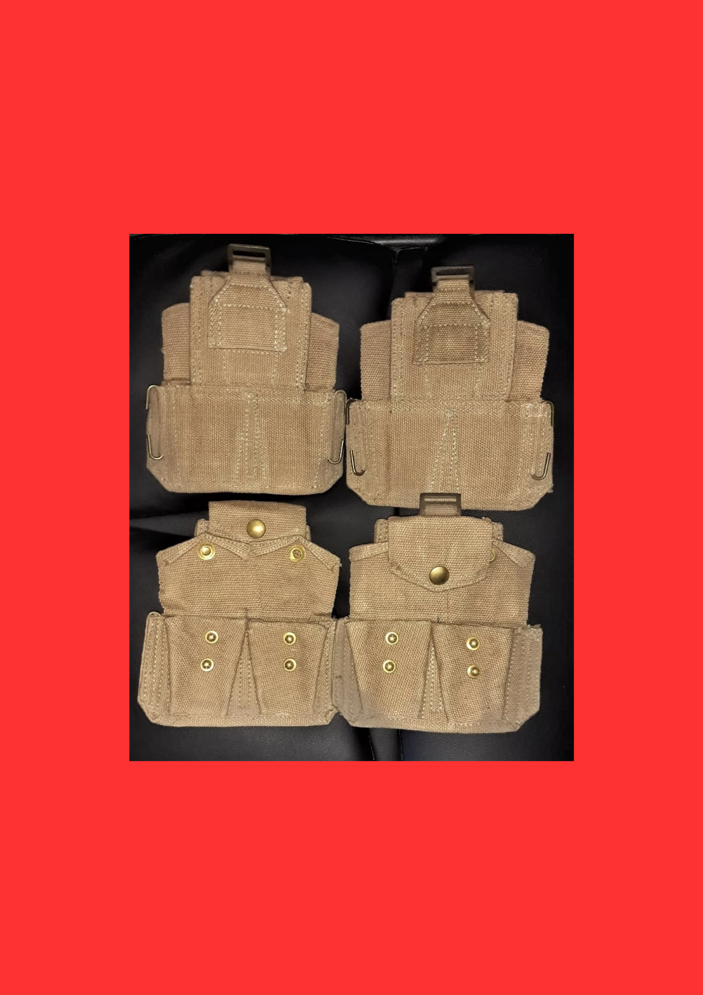 Italian Lee Enfield and Garand ammo pouch