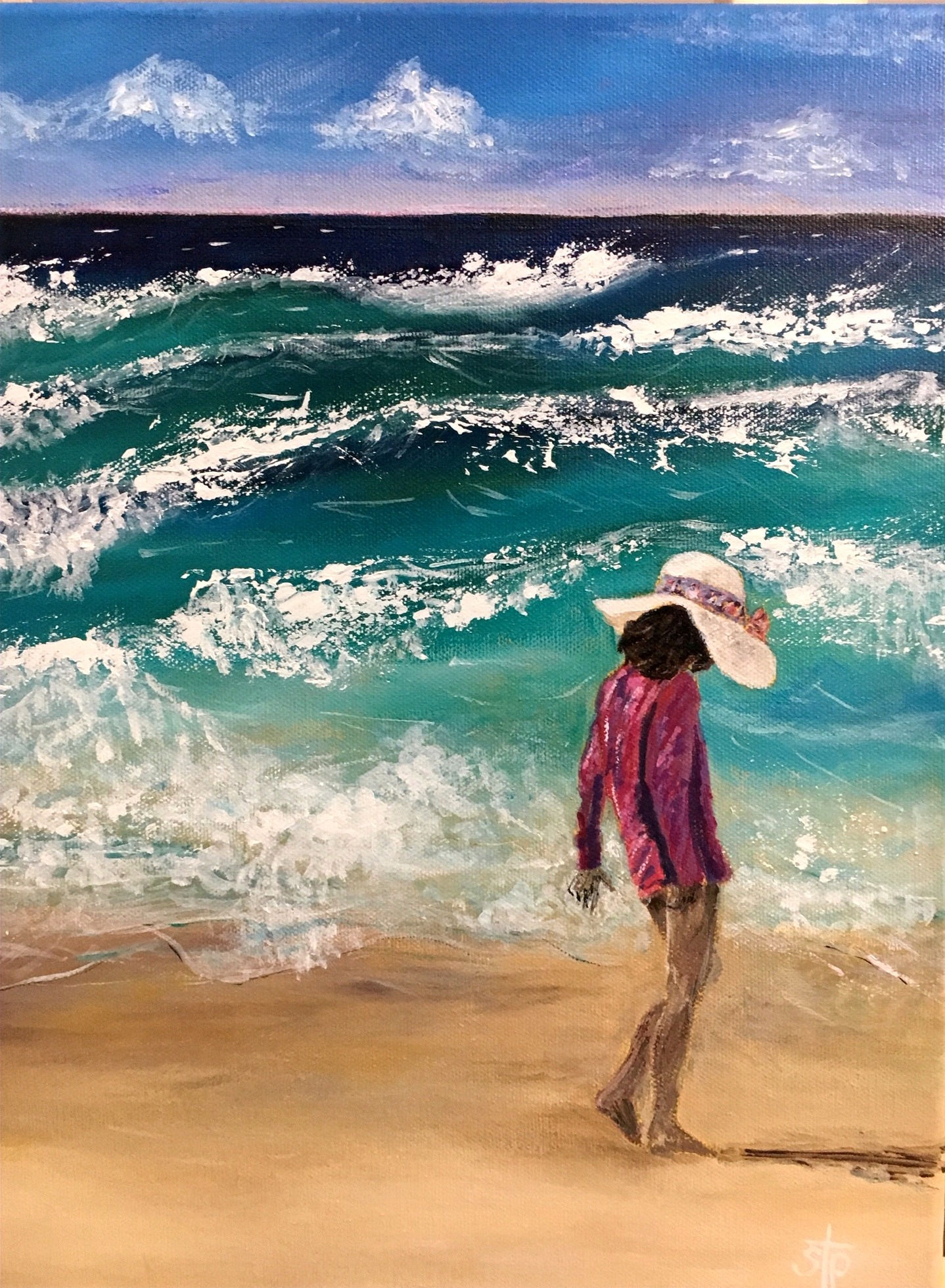 Windswept Day 11x14 Framed