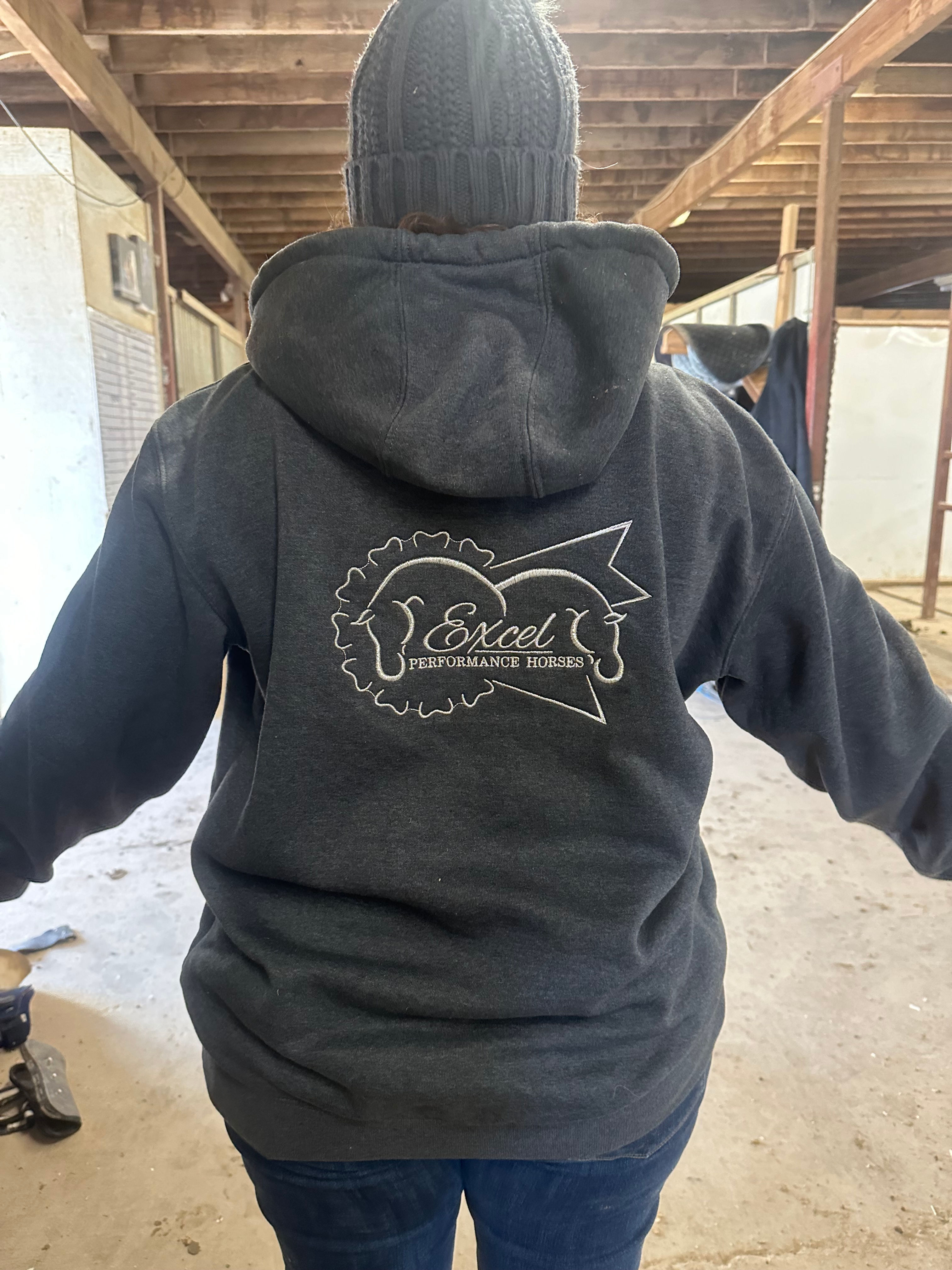 Embroidered Carhartt ® Midweight Hooded Zip-Front Sweatshirt.