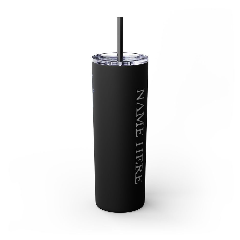 Thumbnail: Skinny Tumbler with Straw, 20oz