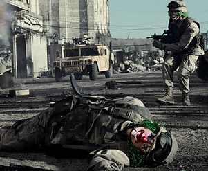 We commissioned Australian Photographer Polly Borland, to shoot this campaign for Channel 4’s 'Iraq: The Bloody Circus’.  December in East London can look remarkably like Baghdad!  