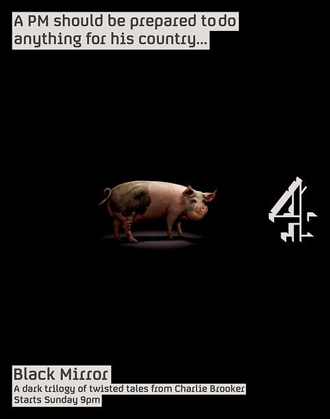 We art directed and produced this for Charlie Brooker's award winning series, Black Mirror, whilst working in house at Channel 4.  The Star of our shoot was absolutely charming and was  encouraged to work, with food fed to her on the end of a stick. Potential Clients should know that this technique also works on us.