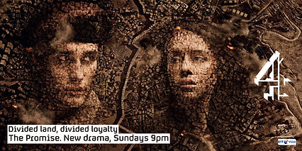 The Promise. We produced this shoot for Channel 4, and it was an international affair. To shoot Clare Foy & Christian Cooke we roped in Andzrej Dragan from Poland. To design and build our Palestinian/Israeli landscape we were lucky enough to work with the insanely talented David Mark Lee along with the gang at Artem. We then got Australian, Julian Wolfenstein to shoot the model. From there, Stuart Frost put the whole thing together. And it was all done over Christmas week! Art directed by Joseph Ernst.