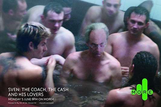 We produced this shoot for Channel 4 and their film ‘Sven’. It was like being in a bath with the real David Beckham. Probably.