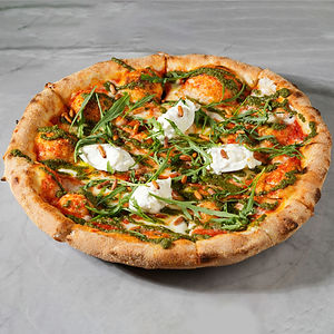 Burrata pizza
