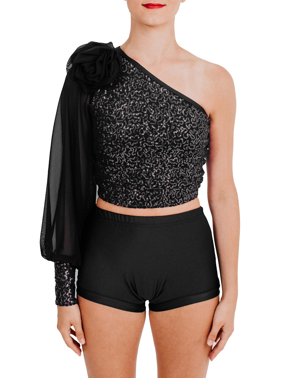 Thumbnail: VIOLET - Crop Sequin Knit