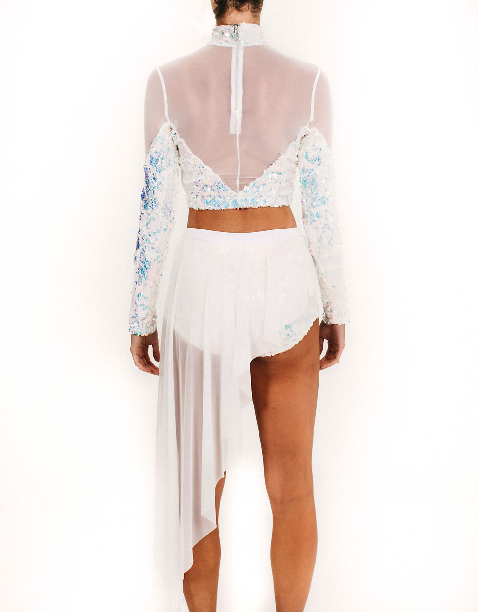 Thumbnail: AMANDA - Long Sleeve Specialty Sequin TOP