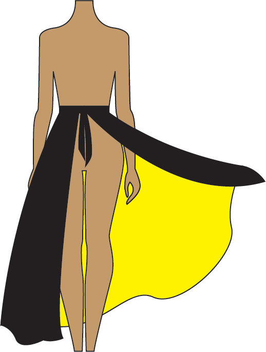 Thumbnail: FULL SATIN Field Skirt