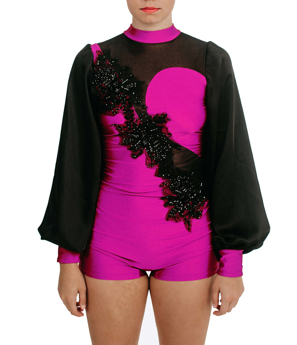 Thumbnail: JOLENE -Biketard Applique/Lycra