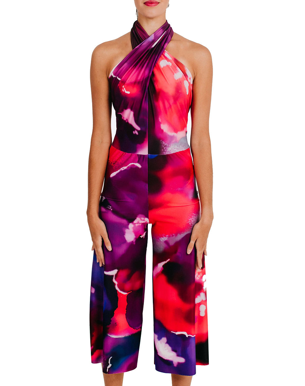 Thumbnail: NOELLE Capri Jumpsuit - Print