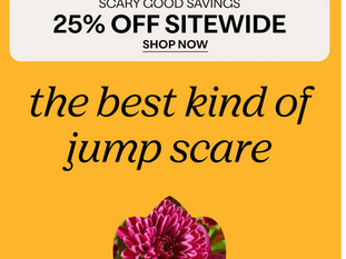 'No tricks, just treats' as a subject line?