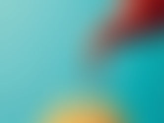 Fries on a turquoise background with ketchup dripping from a bottle above, creating a vibrant, appetizing scene.