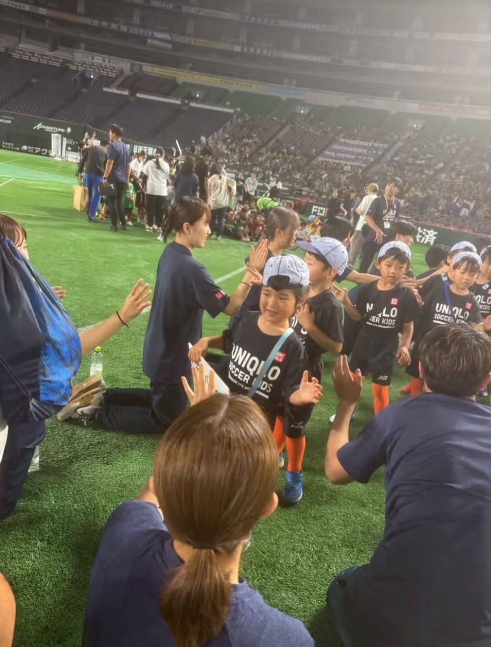 サッカー大会でのバディっ子