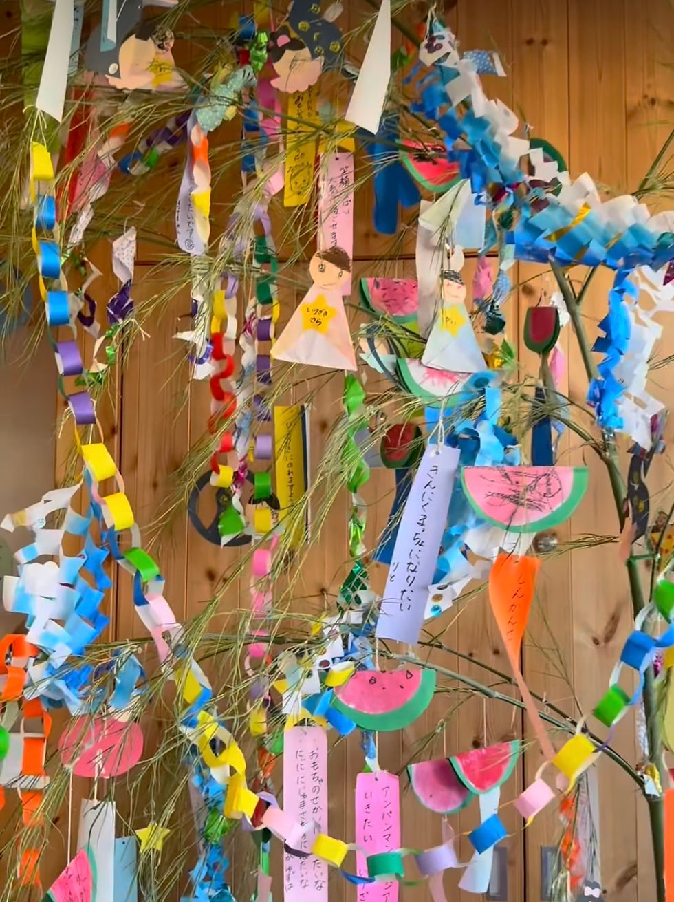 子ども達の七夕の短冊