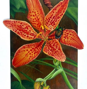 michelle meier floral bug painting