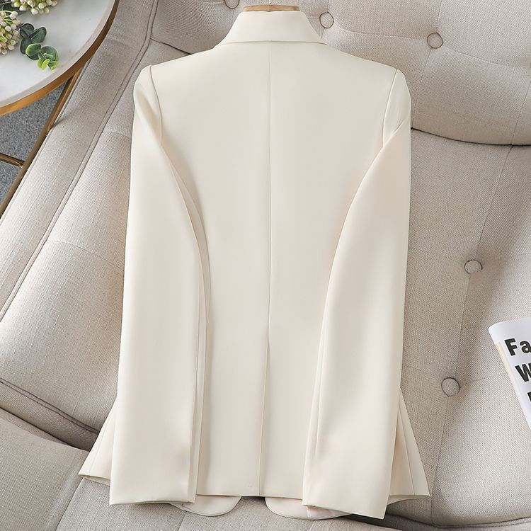 Thumbnail: Spring New Style Coffee Color Korean Version Casual Slim Fit Small Suit Jacket V