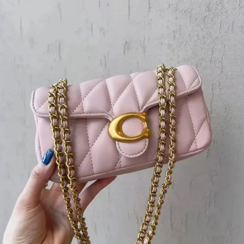 Miniatura: Luxurious classic design women's exquisite leather diagonal cross bag, soft adju