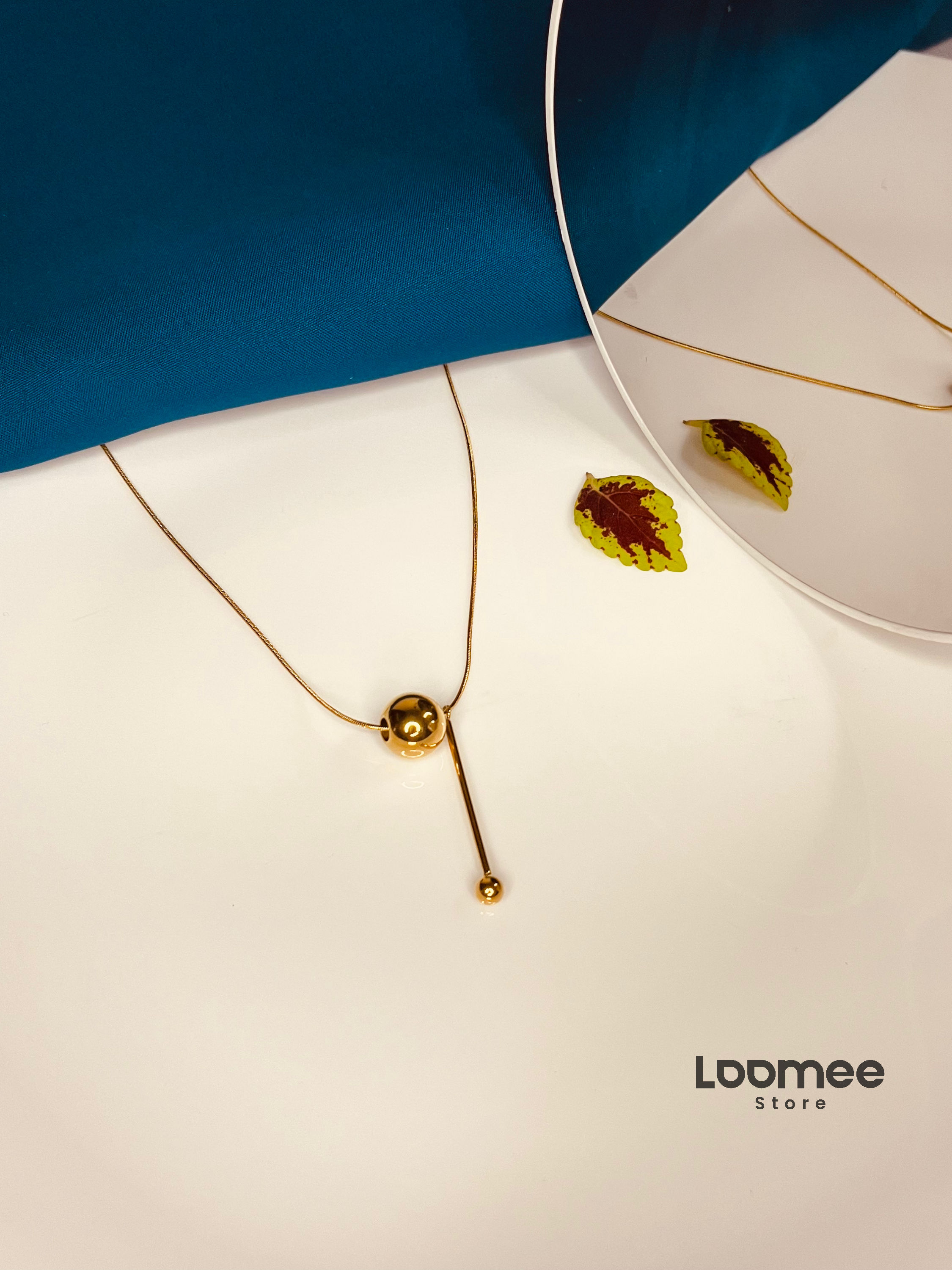 Golden Sphere Pendant