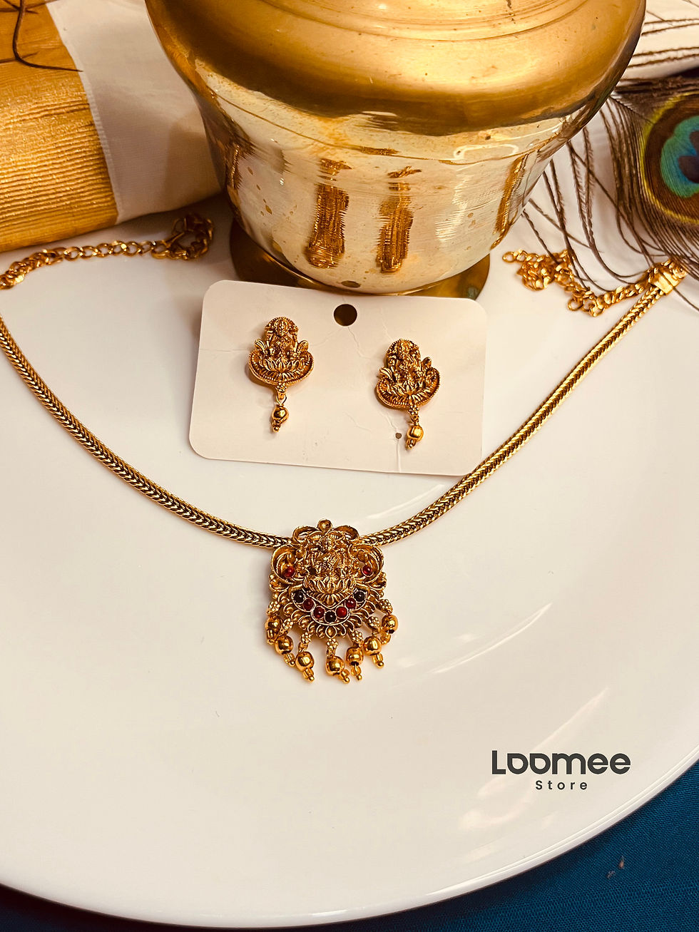 Antique Matte Lakshmi Adigai