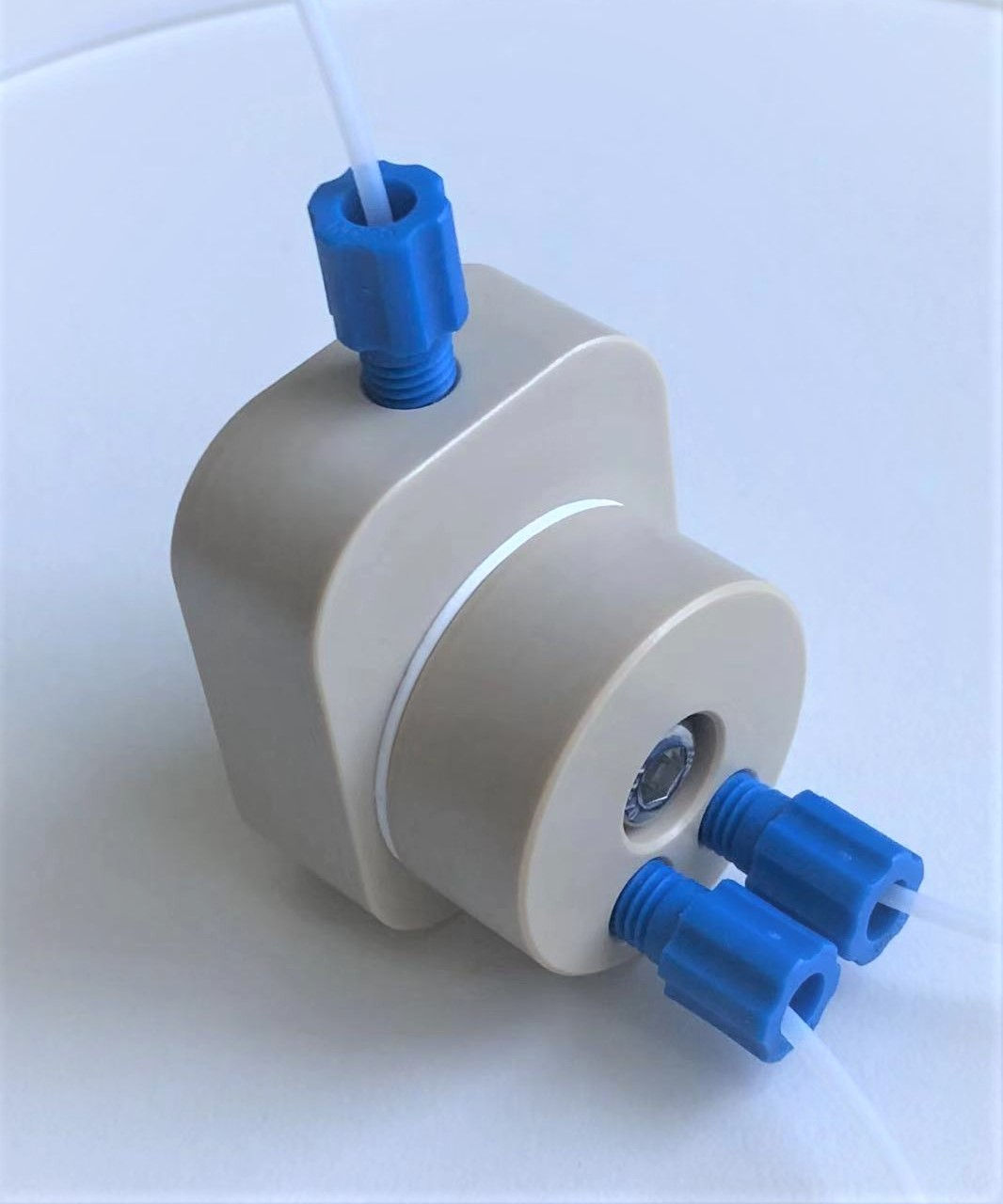 Inline Bubble Trap, 25uL, PEEK, EZMount Version