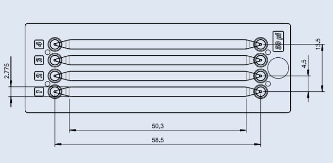 縮圖：Reaction Chamber Chip,  - 4Device - mini Luer
